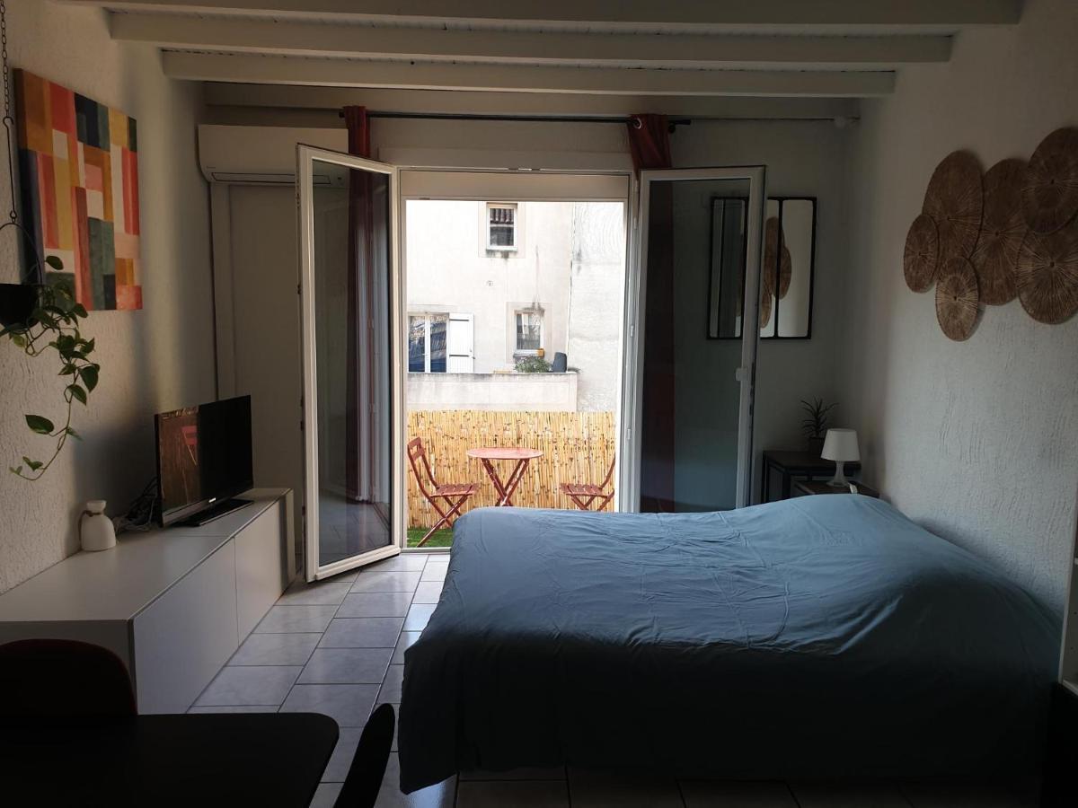 Studio Tout Confort Centre Ville - Balcon, Clim, Tv, Wifi Мазан Екстериор снимка